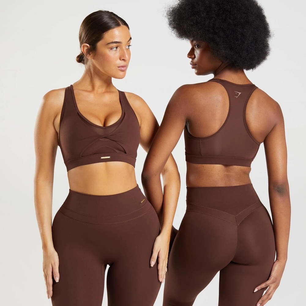 Gymshark x Whitney Simmons High Rise Leggings XS - Rekindle Brown